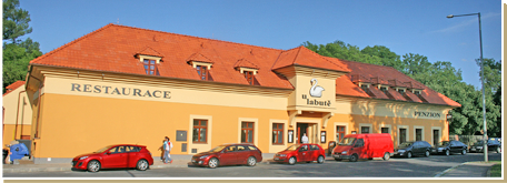 Nově zrekonstruovaná restaurace a penzion